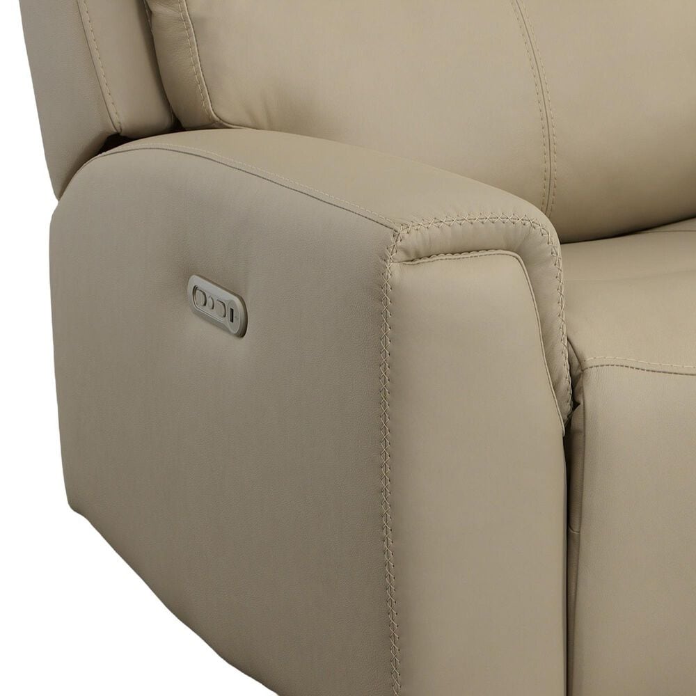 Flexsteel Jarvis Power Recliner with Headrest in Parchment, , large
