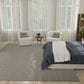 Nourison Courtyard Ivory and Charcoal 9" x 12" Indoor/Outdoor Area Rug, , large