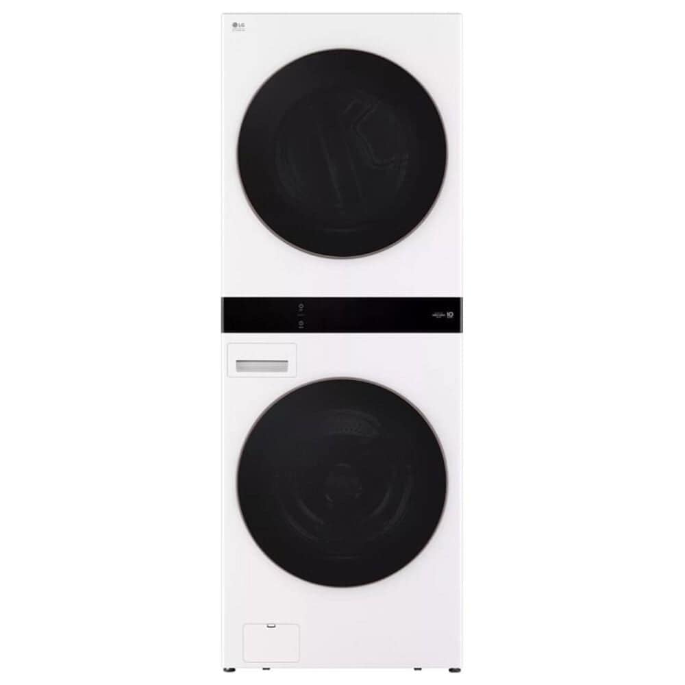 LG Studio 5 Cu. Ft. Washer and 7.4 Cu. Ft. Electric Dryer WashTower in Essence White, , large