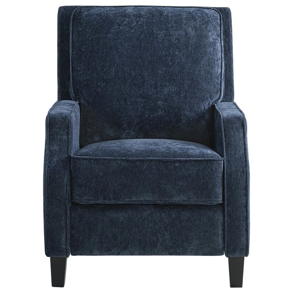 Lifestyle Solutions Shiloh Push Back Recliner in Navy Blue, , large