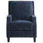 Lifestyle Solutions Shiloh Push Back Recliner in Navy Blue, , large