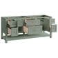 James Martin Vanities Breckenridge 72" Double Bathroom Vanity in Smokey Celadon with 3 cm Victorian Silver Quartz Top and Rectangular Sinks, , large