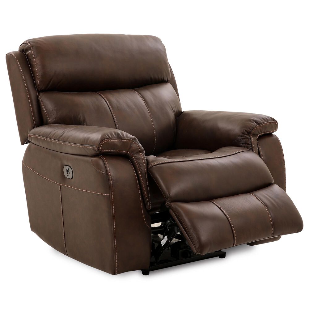 Oxford Furniture Leather Glider Recliner in Brazil Tobacco, , large