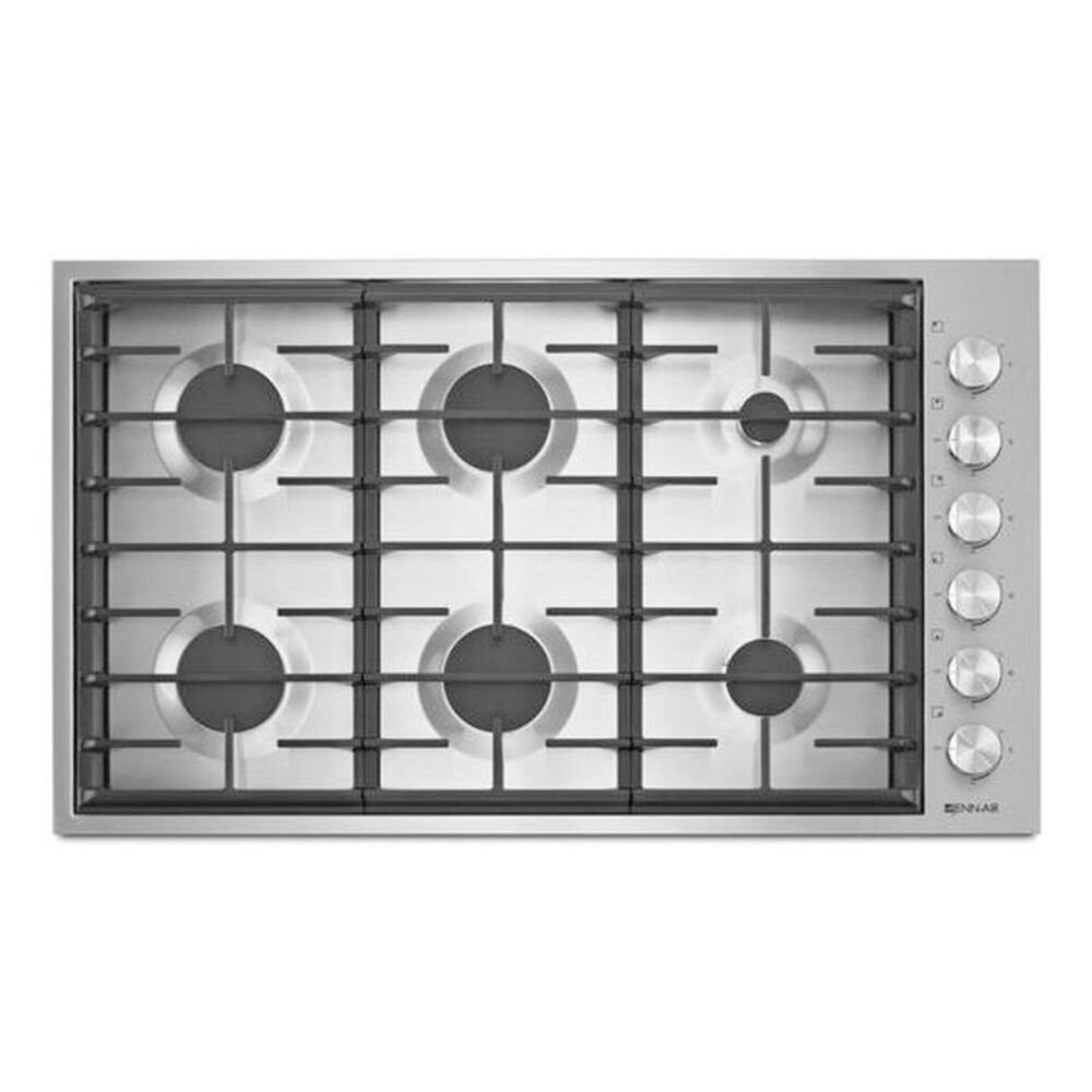 JennAir 36" Gas Cooktop with 6 Burners Nebraska Furniture Mart