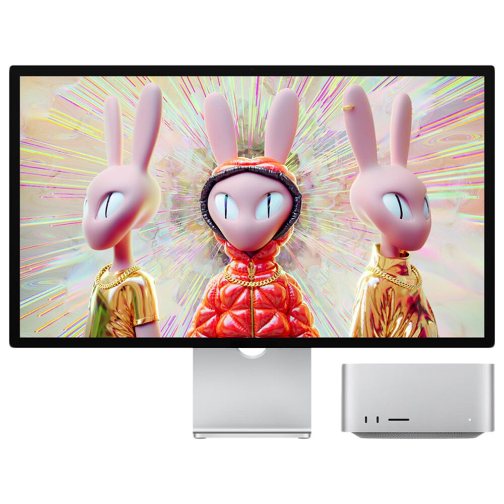 Apple 27&quot; Standard Glass Studio Display with Tilt Adjustable Stand and AppleCare in Silver, , large