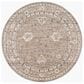 Surya Carlisle 5"3" Round Sage, Ivory, Pale Blue, Charcoal and Brown Area Rug, , large