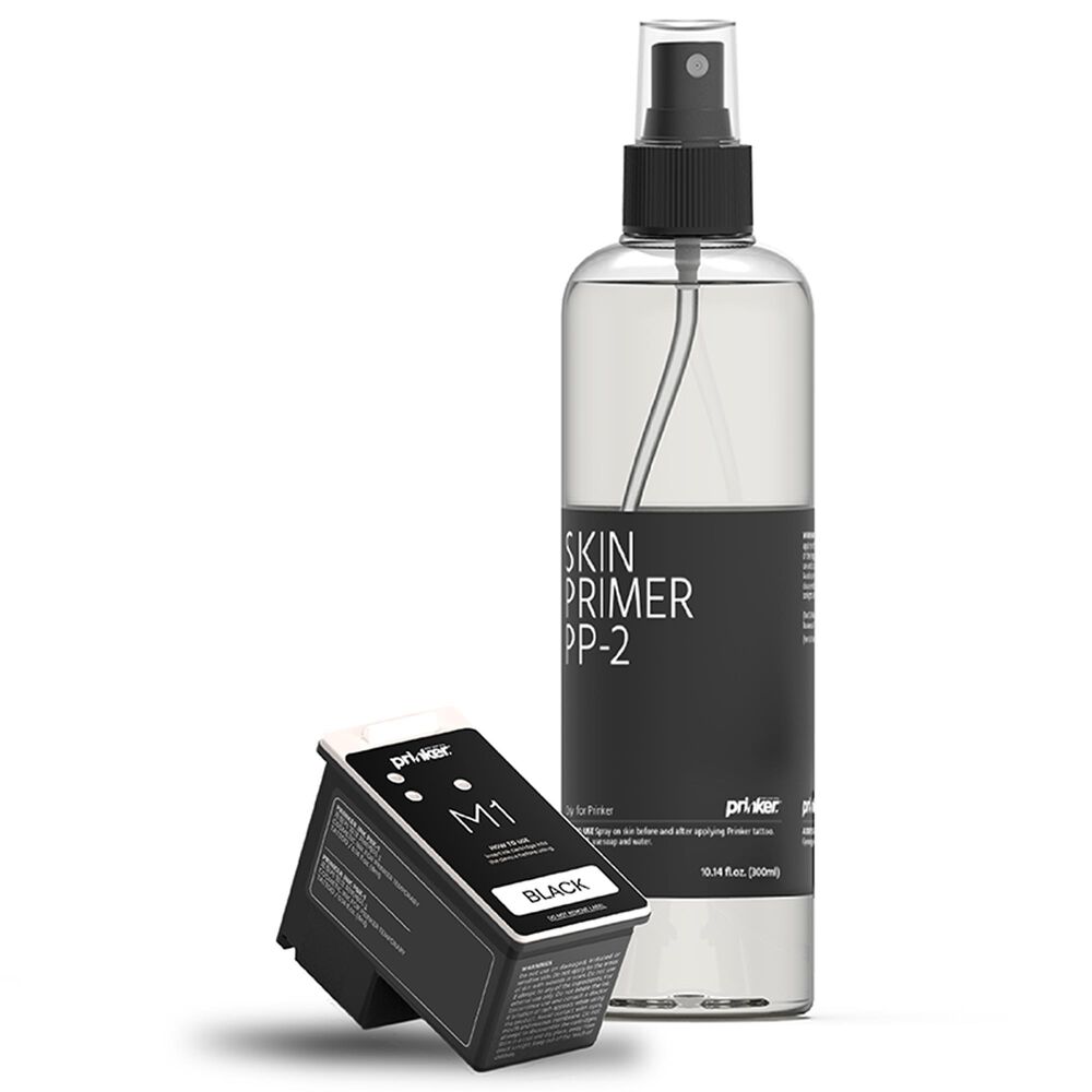 Prinker M Series Temporary Tattoo Printer Ink Cartridge in Black, , large