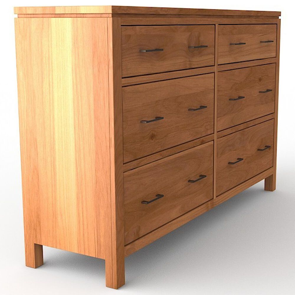 Archbold Furniture Company 2 West 6-Drawer Dresser in Natural, , large