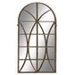 Maple and Jade Arched Wall Mirror in Medium Wood, , large