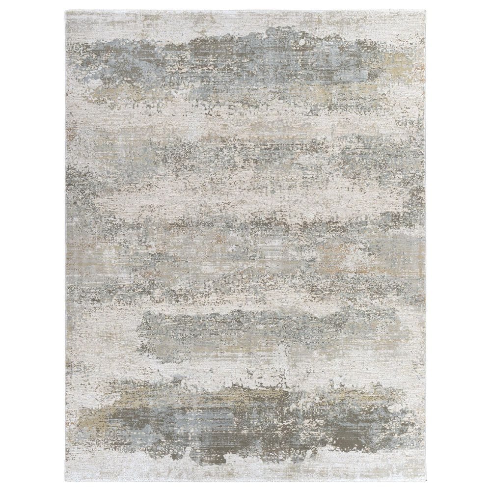 Surya Brunswick 7"10" x 10"3" Sage, Gray, White, Blue and Brown Area Rug, , large
