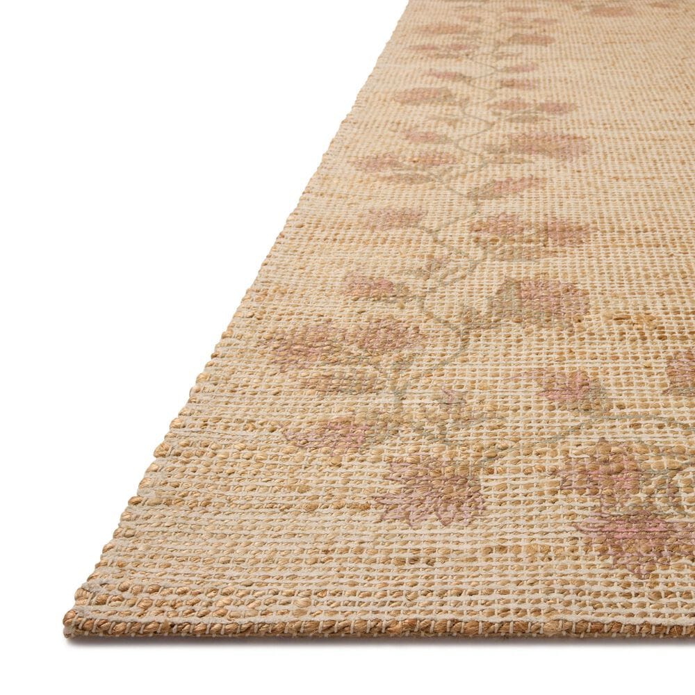 Chris Loves Julia x Loloi Rue Natural and Multicolor 2'3" x 3'9" Area Rug, , large