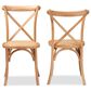 Baxton Studio Tartan Side Chair in Natural Brown (Set of 2), , large
