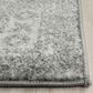 Safavieh Evoke EVK256S 10" x 14" Silver and Ivory Area Rug, , large