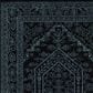 Safavieh Adirondack ADR108K 8" x 10" Black and Teal Area Rug, , large
