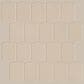 Shaw Embrace Seashell 10" x 10.75" Glass Mosaic Sheet, , large