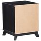 Linon Home Decor Polly 2-Drawer Nightstand in Black, , large