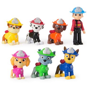 PAW Patrol 7-Piece Fire Rescue Team Figure Pack in Multicolor, , large