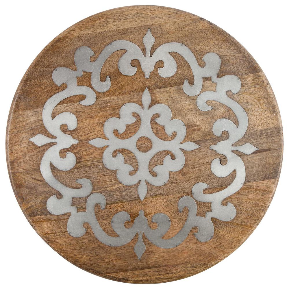 The Gerson Company GG Collection 18" Lazy Susan in Brown, , large