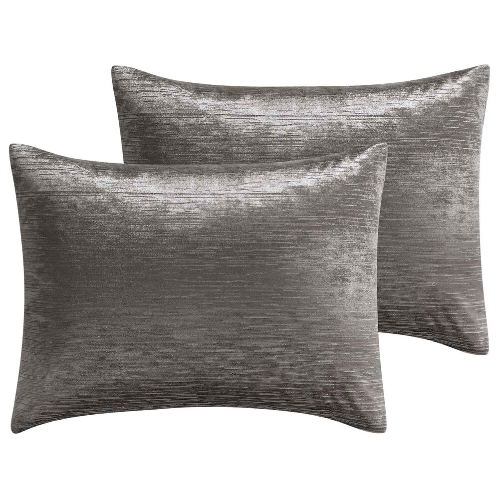 Hallmart Collectibles Shirley 9-Piece King Comforter Set in Silver, , large