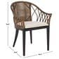 Safavieh Miyomi Arm Chair in Ivory, , large