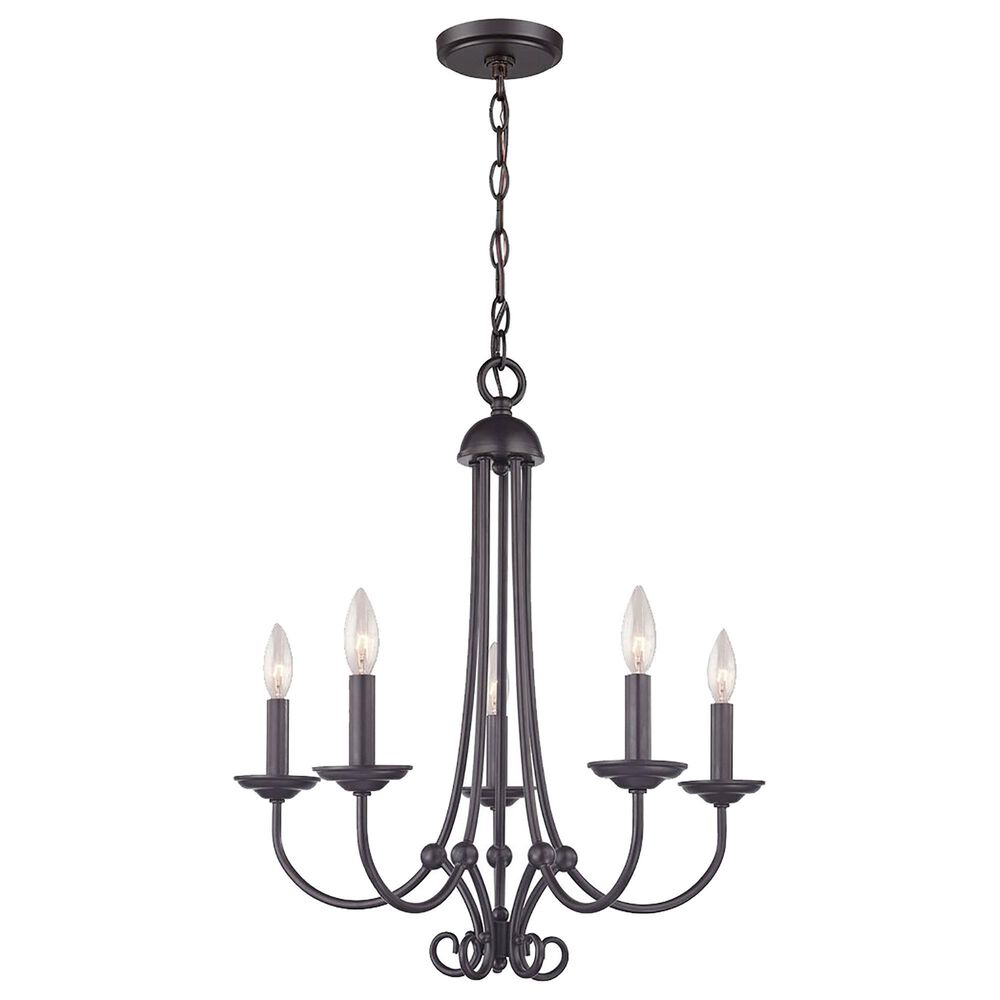 Stein World Williamsport 5-Light Chandelier in Oil Rubbed Bronze, , large