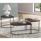 Ashley Vanmore Occasional Table Set in Dark Brown and Bronze (Set of 3), , large