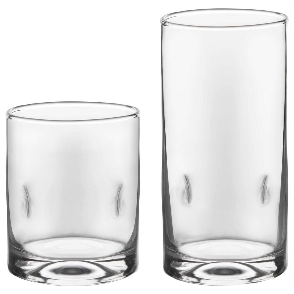 Libbey Glass Impressions 16-Piece Drinkware Set in Clear, , large