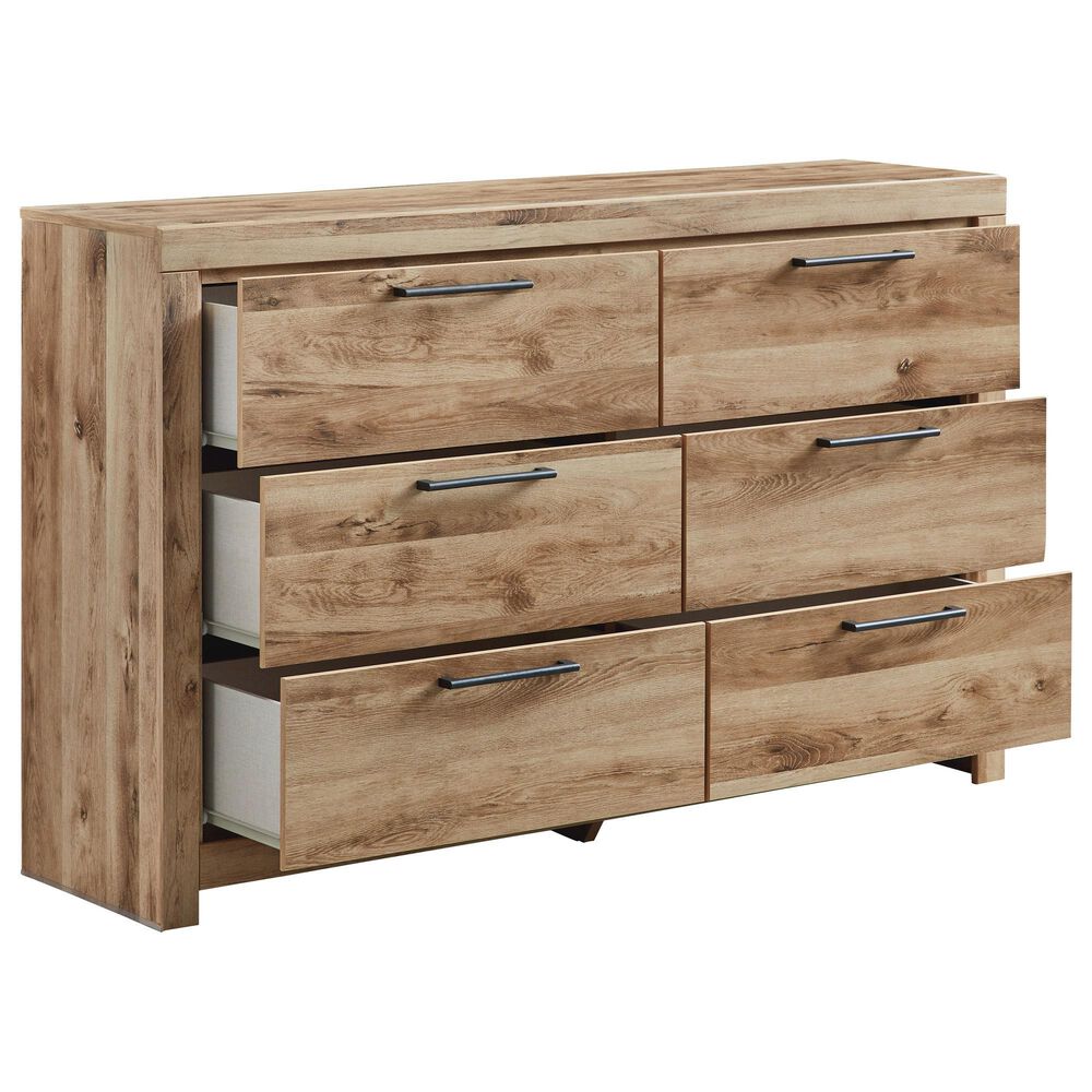 Ashley Hyanna 4-Piece Twin Bedroom Set in Golden Rust Tan, , large