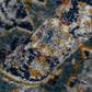 Amer Rugs Montana 7"6" Round Gray and Blue Area Rug, , large