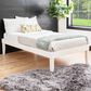 Linon Home Decor Polly Twin Platform Bed in Bold White, , large