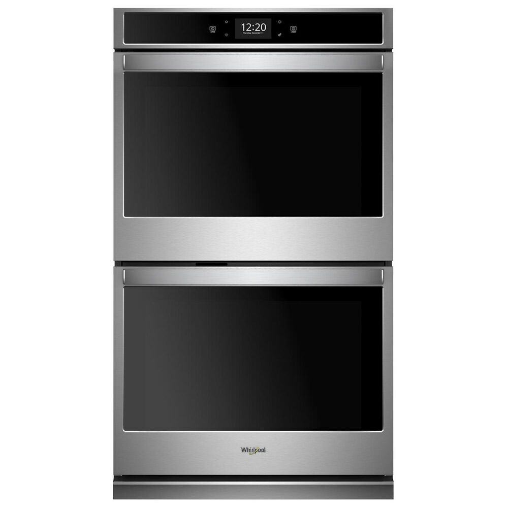 Whirlpool 30" 10 Cu. Ft. Smart Double Wall Oven with True Convection Cooking - Stainless, , large