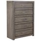 Riva Ridge Modern Loft 5-Piece Queen Storage Bedroom Set in Greystone, , large