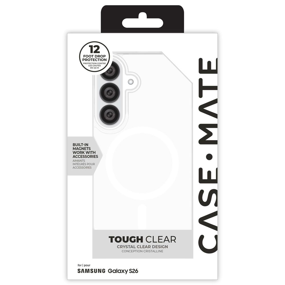 Case-Mate Tough Case with Magnet for Samsung Galaxy S26 in Clear, , large