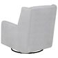 Coaster Serra Swivel Glider Chair in Dove Grey, , large