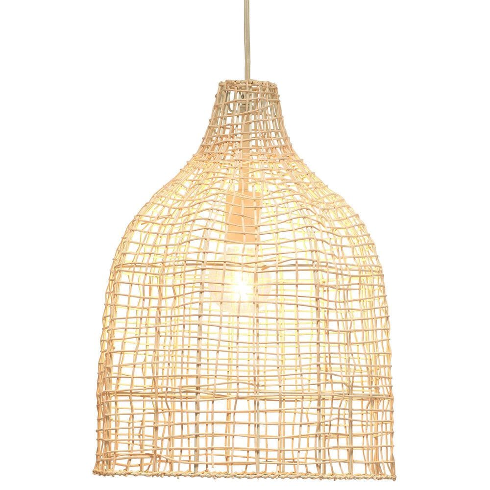 Jamie Young Direct Ship Loom 1-Light Pendant in Cream, , large