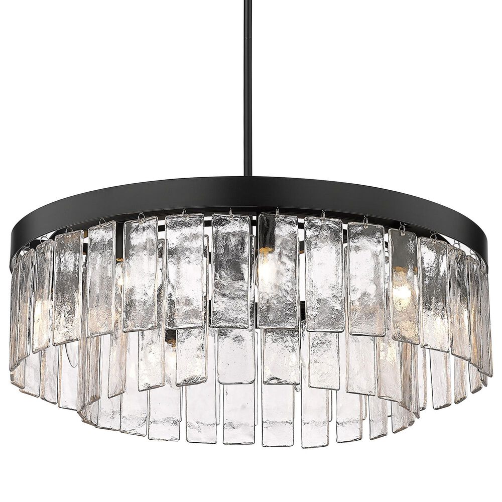 Golden Lighting Ciara 9-Light Chandelier in Matte Black, , large