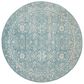 Safavieh Evoke EVK270D 3" Round Light Blue and Ivory Area Rug, , large