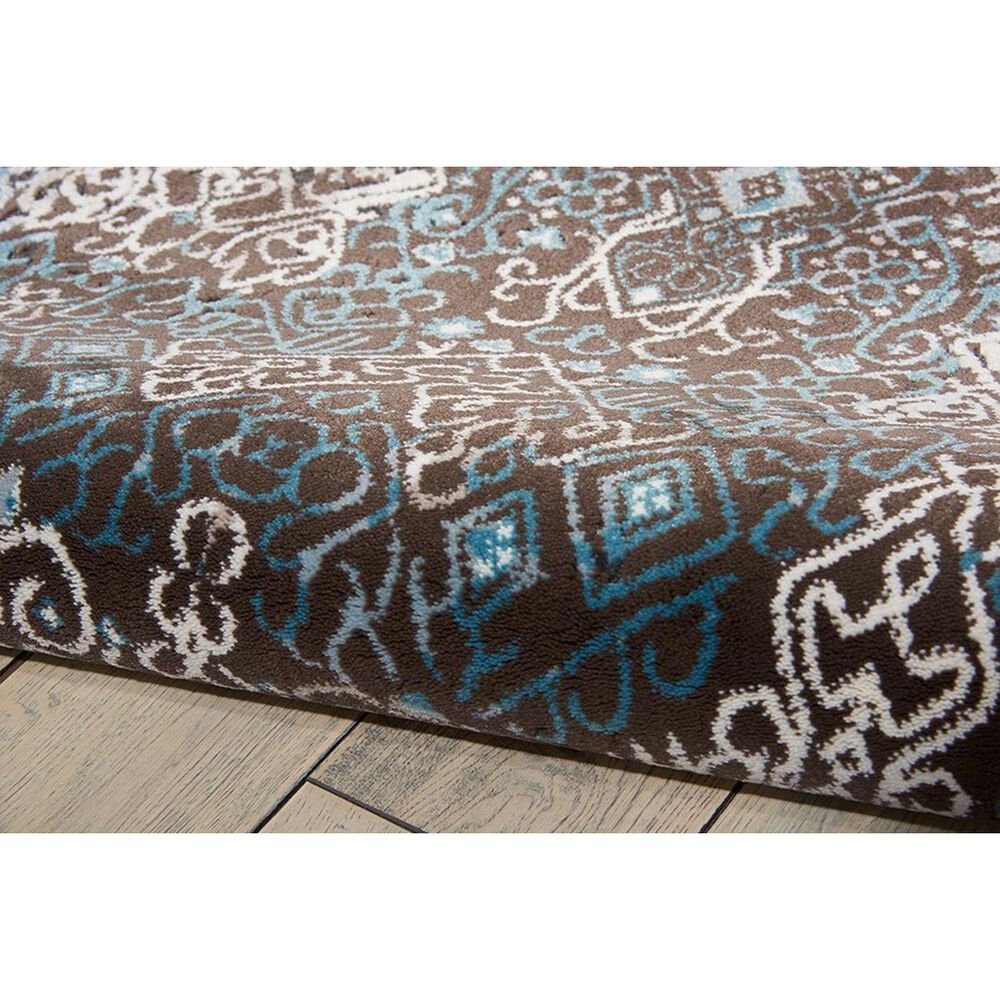 Nourison Karma KRM04 3&#39;9&quot; x 5&#39;9&quot; Blue Area Rug, , large