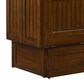 New Day Furniture Daisy Queen Murphy Cabinet Bed in Black Walnut with Mattress, , large