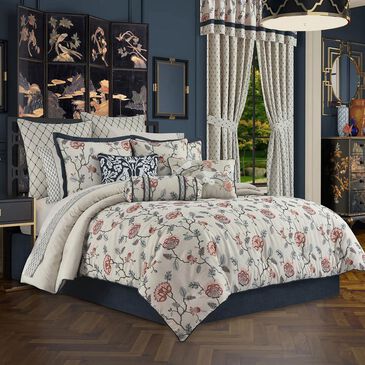 J. Queen New York Parkview 4-Piece Queen Comforter Set in Navy, , large