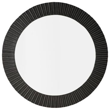 Ashley Ozias Accent Mirror in Black and Antiqued Silver, , large