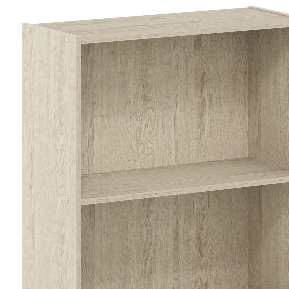 HOMLUX 2-Tier Open Shelf Bookcase in Metropolitan Pine, , large