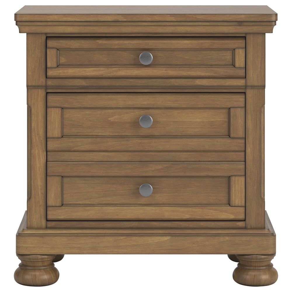 Ashley Feddinger 5-Piece Queen Storage Bedroom Set in Chestnut Brown, , large