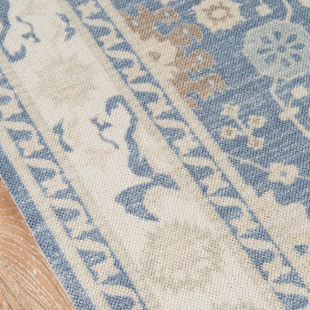 Momeni Anatolia ANA-7 2&#39;3&quot; x 7&#39;6&quot; Light Blue Runner, , large