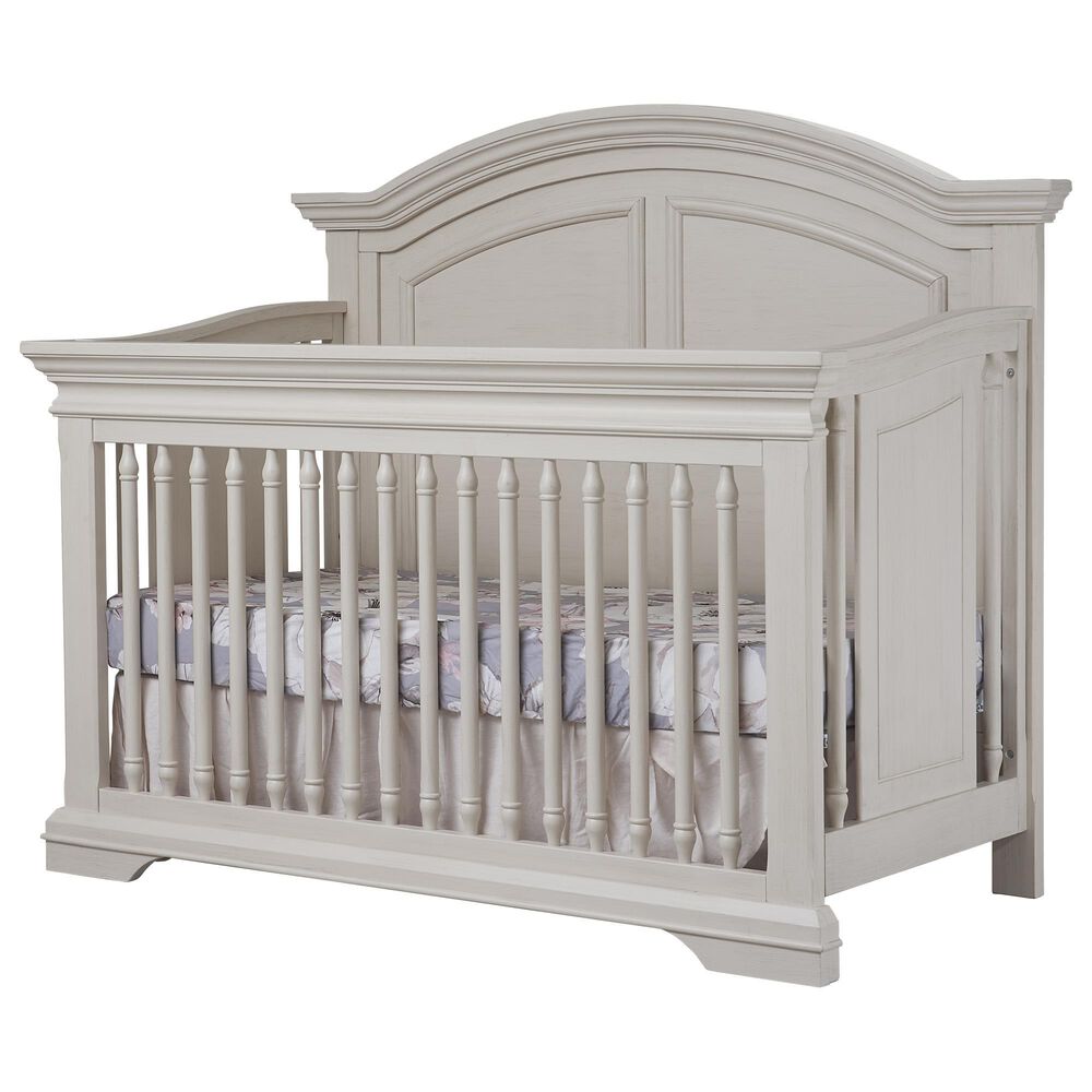 Sorelle Portofino High Arch Crib in Brushed Ivory, , large
