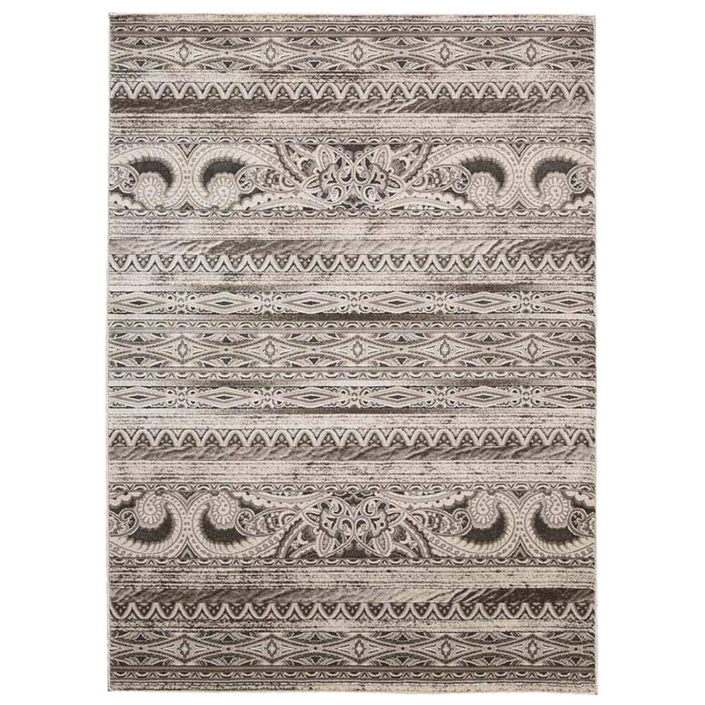 Nourison Karma KRM03 9"3" x 12"9" Beige Area Rug, , large