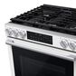 Samsung Bespoke 6.0 Cu. Ft. Smart Slide-In Gas Range with Illuminated Precision Knobs in White Glass, , large