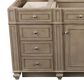 James Martin Vanities Bristol 60" Single Bathroom Vanity in White Washed Walnut with 3 cm White Zeus Quartz Top and Rectangular Sink, , large