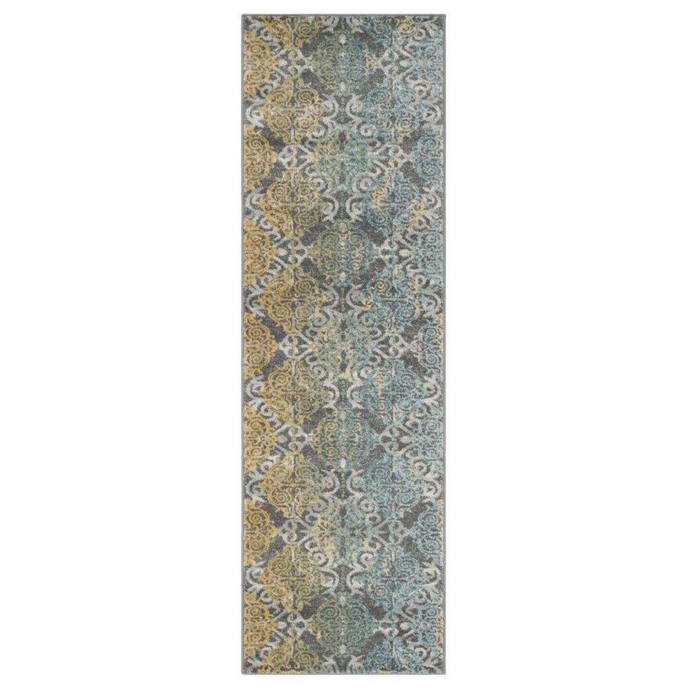 Safavieh Evoke EVK230D 2"3" x 15" Grey and Ivory Runner, , large