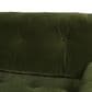 Jennifer Taylor Home Nicholas Stationary Sofa in Olive Green Velvet, , large